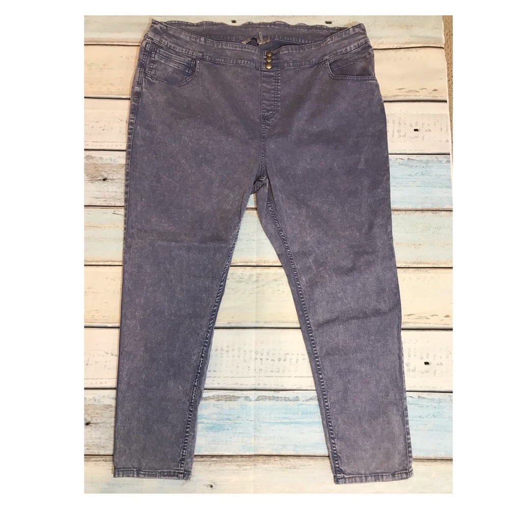 Soft Surroundings Brand Skinny Leg Pull On Jeans Size 2X